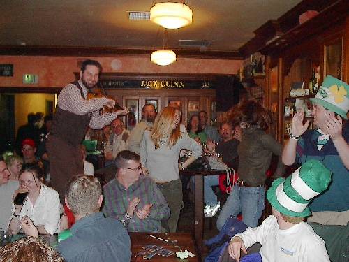 St Patrick's Day 2000, Jack Quinn's Irish Pub, Colorado Springs, Colorado